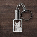 Crystal Rectangle Keychain