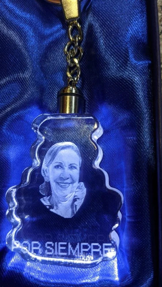 Crystal Tree Keychain