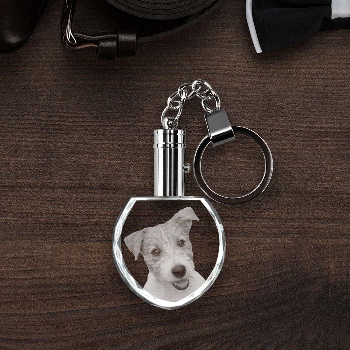 Crystal Heart Keychain