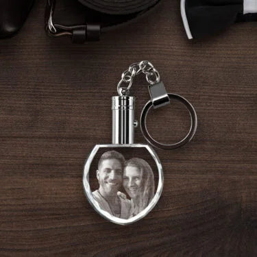 Crystal Heart Keychain